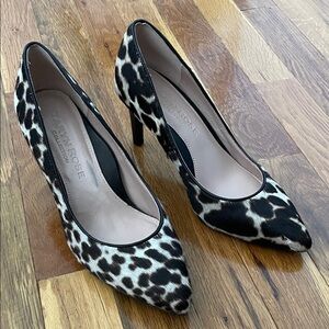 Taryn Rose Heels, Size 5, Real Dyed Calf Fur